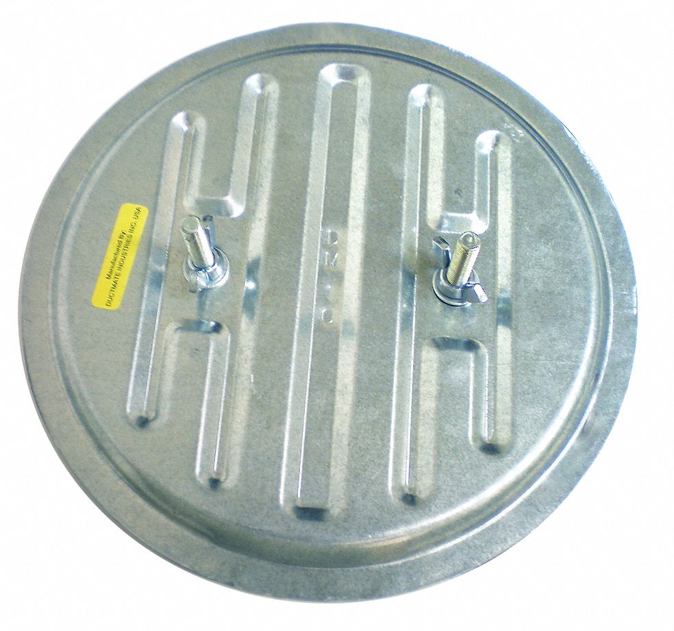 DUCTMATE Duct Access Door, Circular, 11 in Door Width, 11 in Door