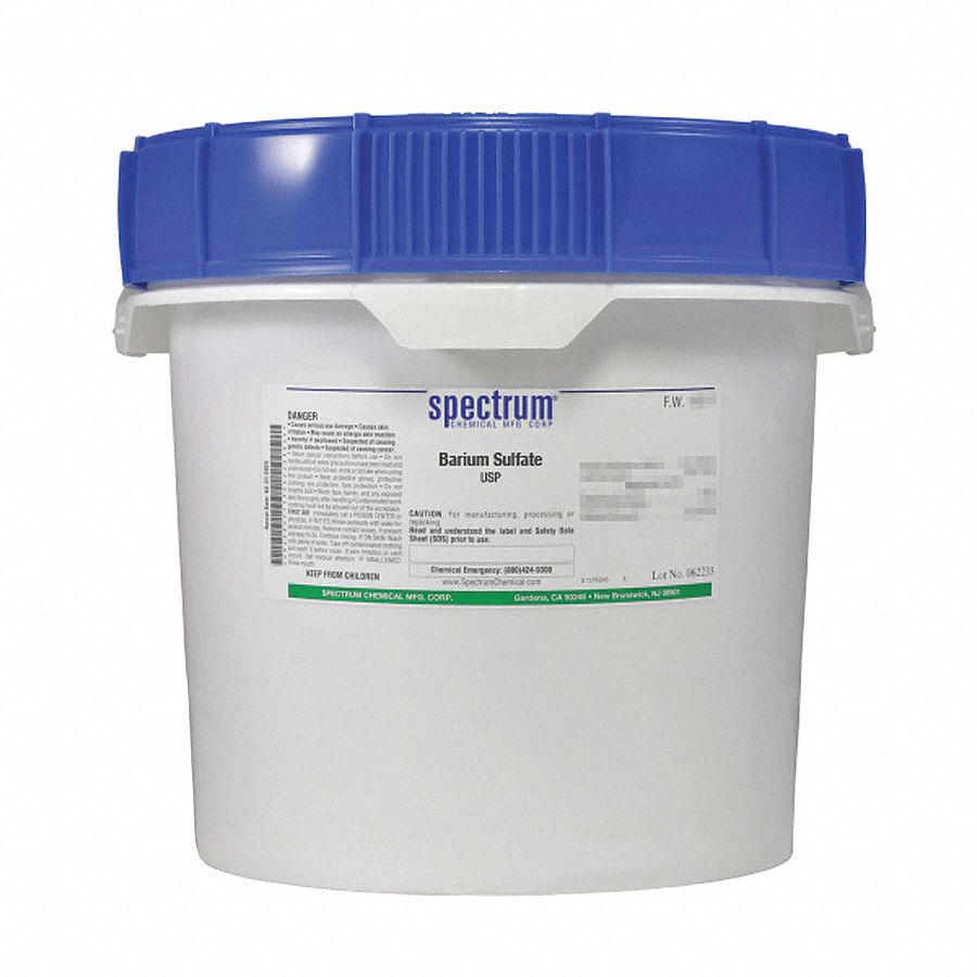 7727437, 233.39, Barium Sulfate, USP 6PHP4BA12512KG Grainger