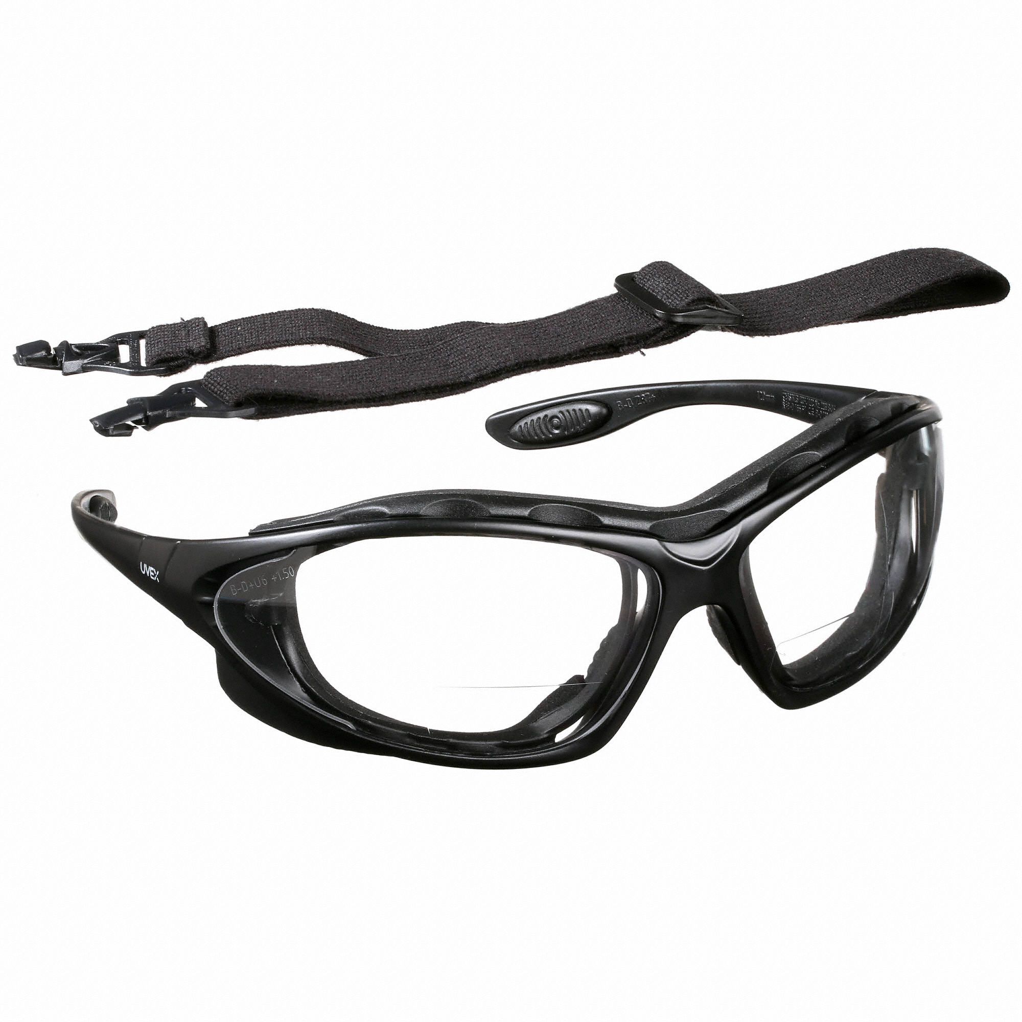 HONEYWELL UVEX Bifocal Safety Reading Glasses AntiFog, Eye Socket