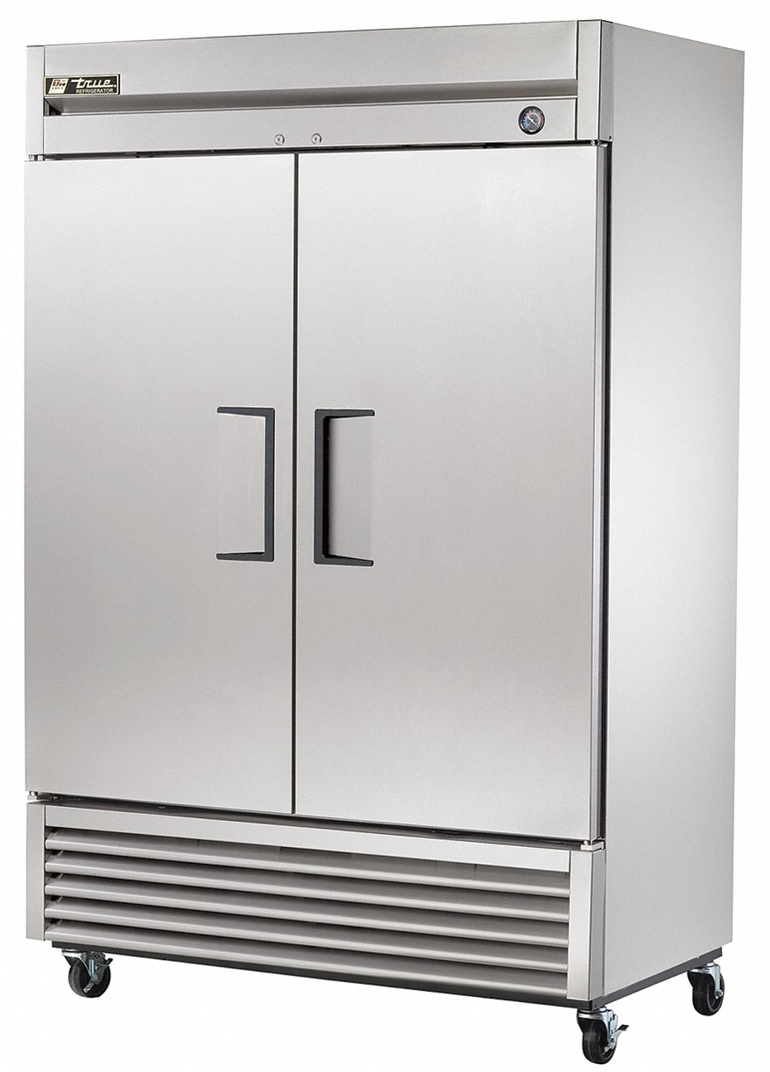 TRUE Refrigerator, Commercial, Stainless Steel, 54 1/8 in Overall Width