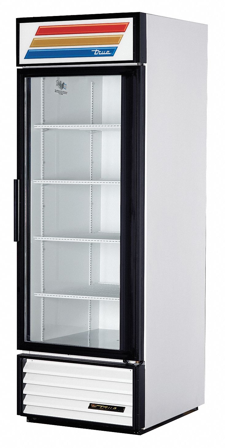 TRUE Refrigerator, Commercial, White, 27 in Overall Width, 23.0 cu ft