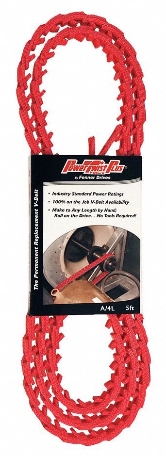 POWERTWIST PLUS Link VBelt,A/4L Belt Type,5 Ft 6PTY20428030 Grainger