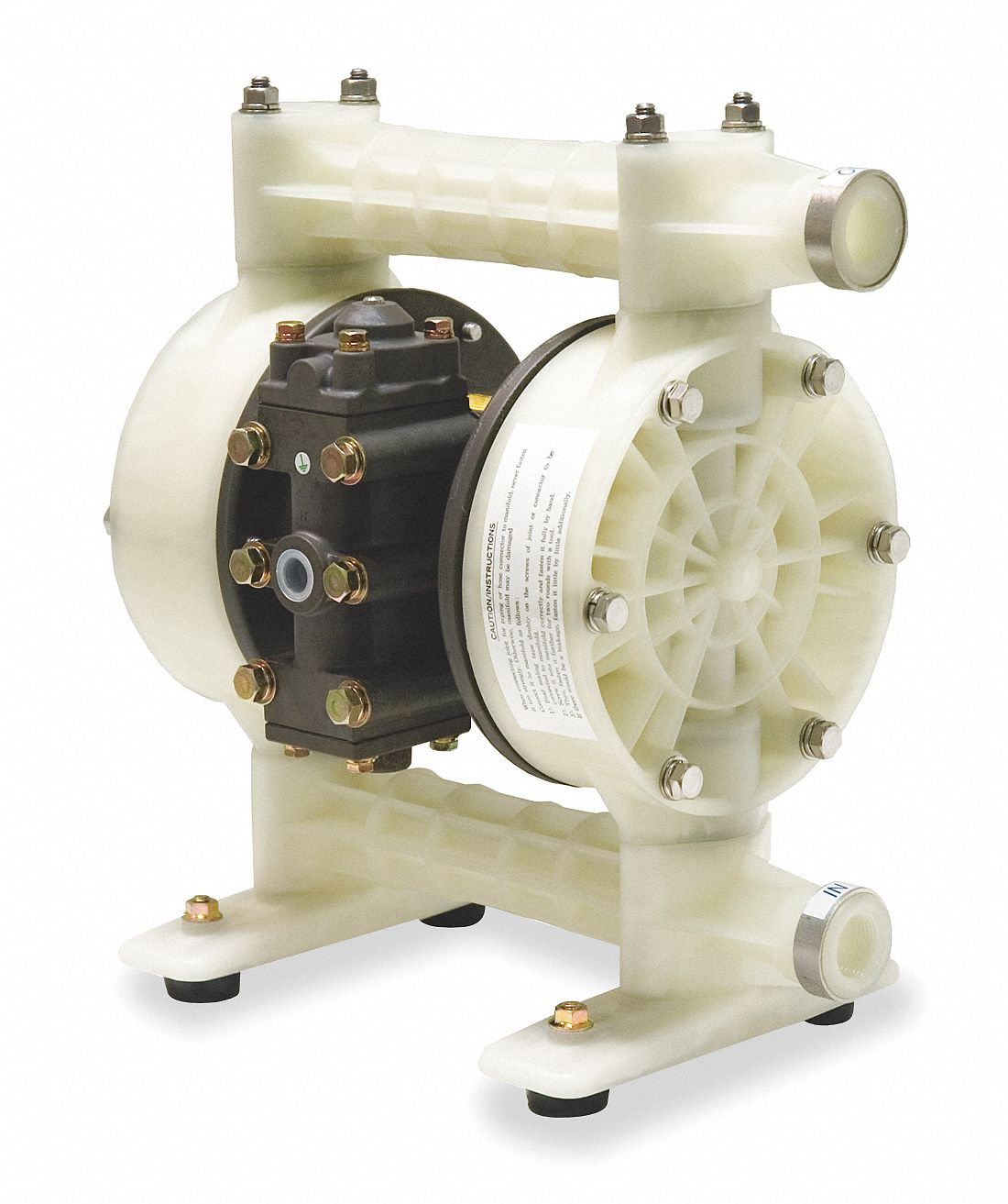 DAYTON Double Diaphragm Pump 3/4 in Inlet/Outlet Size, NPT Connection