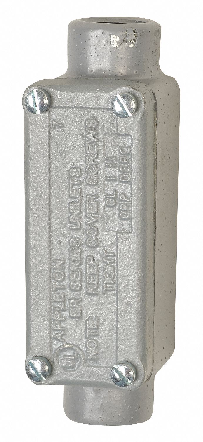 APPLETON ELECTRIC Conduit Outlet Body w/Cover, Hazardous Location Yes
