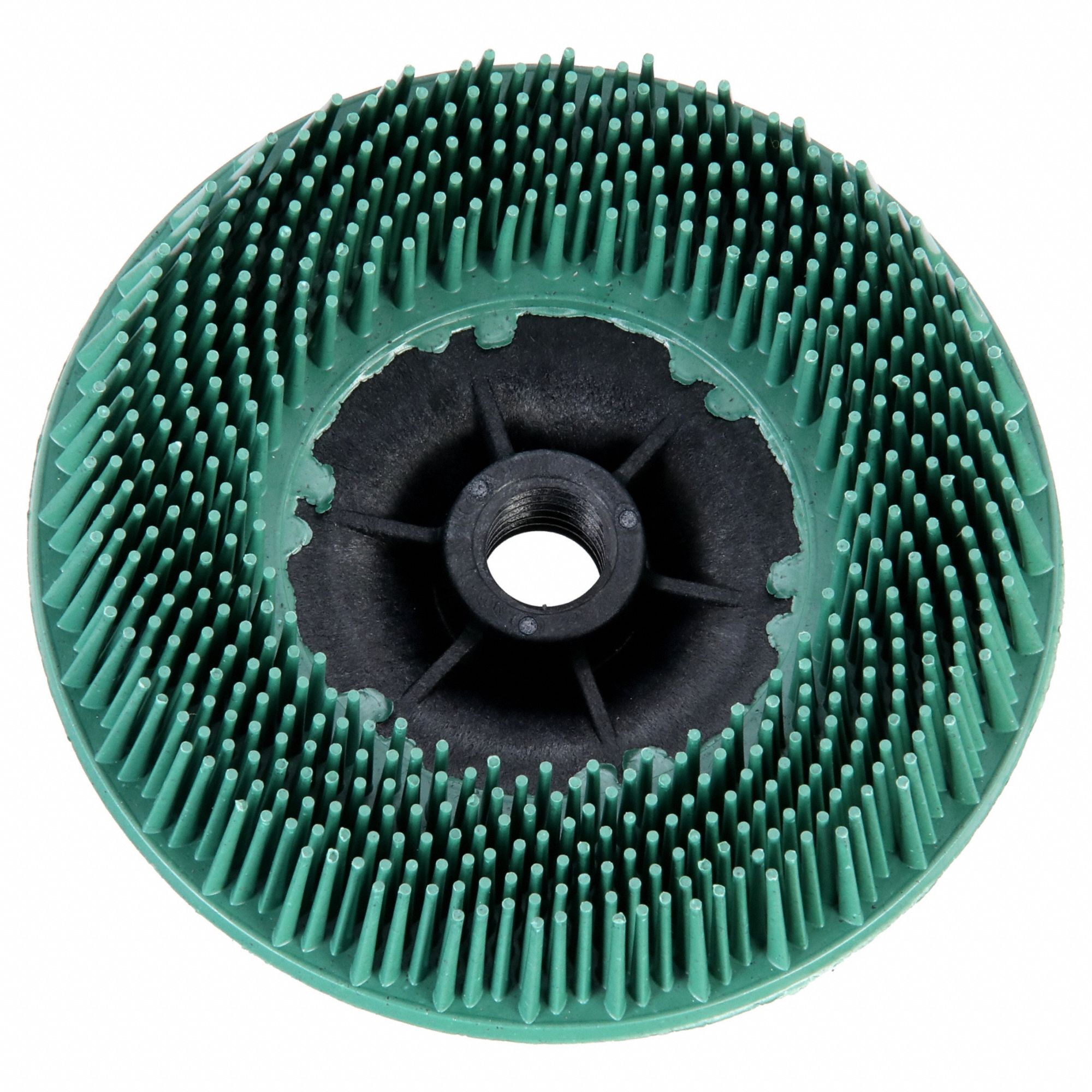 SCOTCHBRITE, 4 1/2 in Brush Dia, 5/8"11 Arbor, Bristle Disc 6RX96