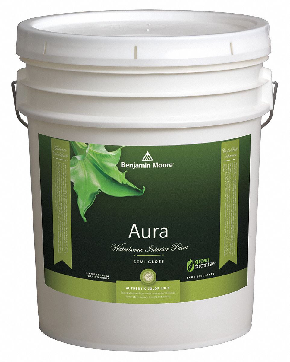 BENJAMIN MOORE SemiGloss Interior Paint, Collector's Item, 5 gal