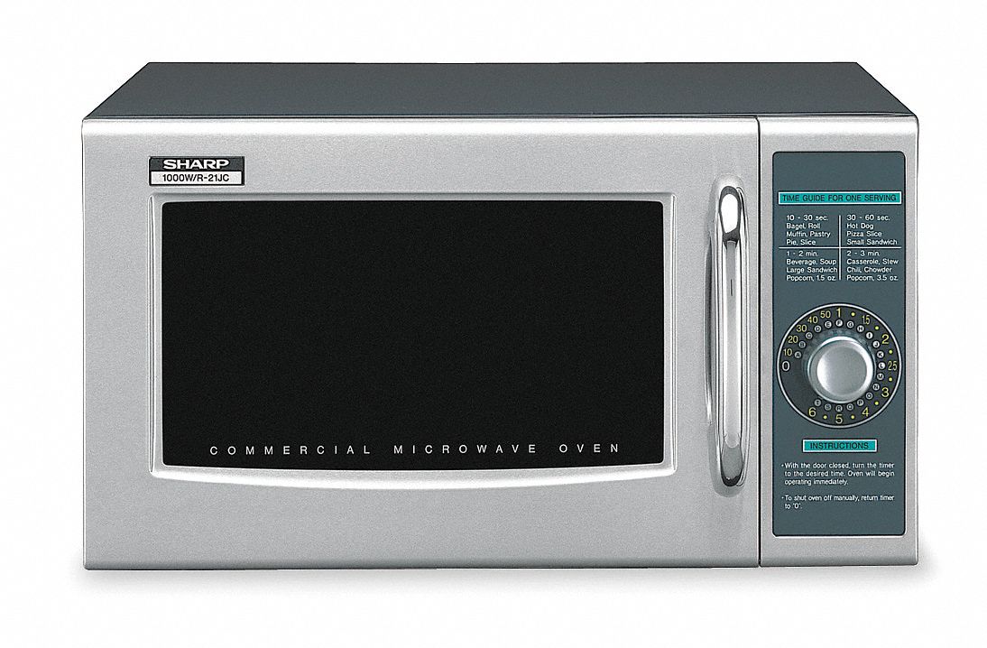 SHARP, Stainless Steel, 1 cu ft Oven Capacity, Professional Microwave