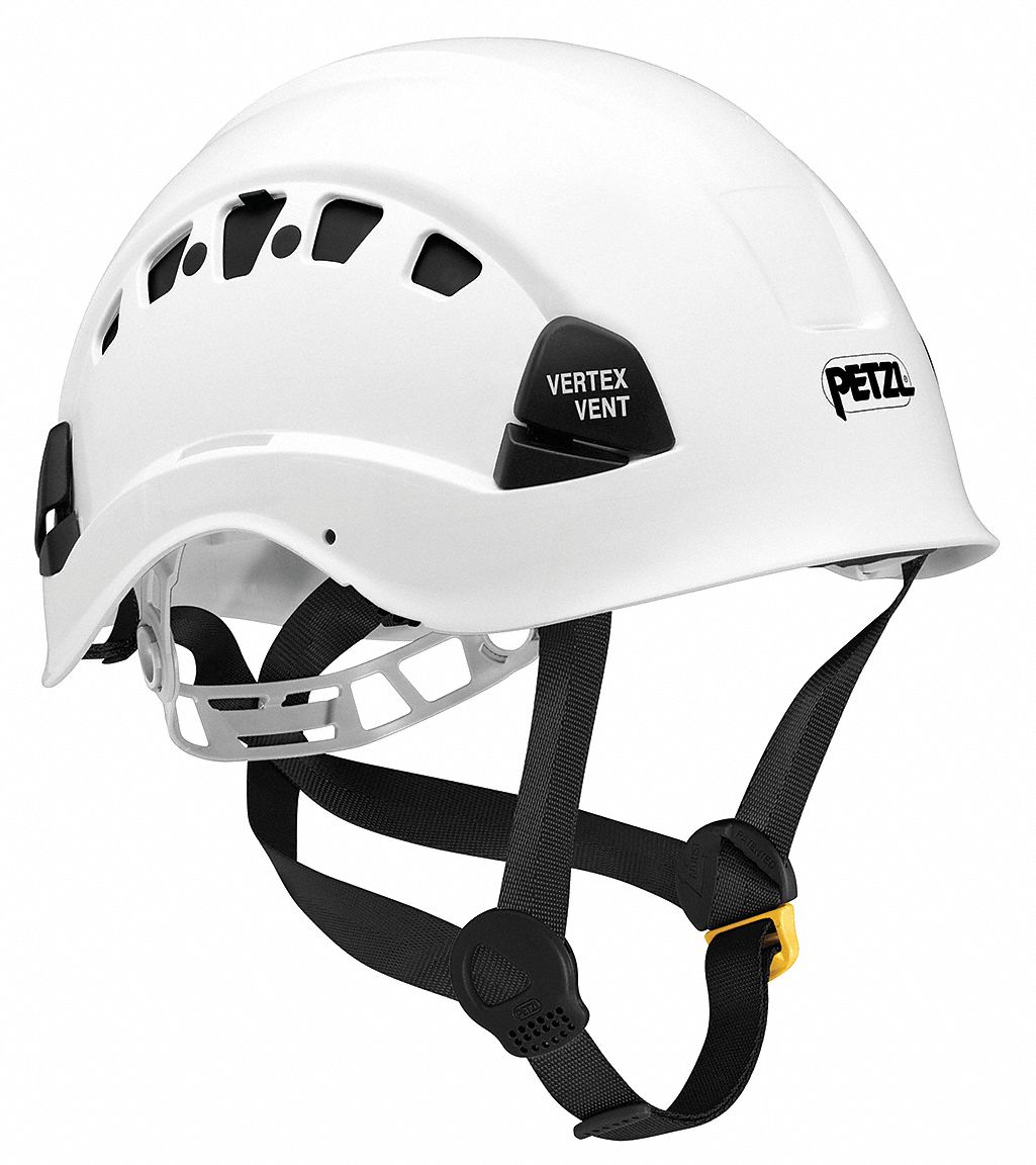 PETZL White Rescue Helmet, Shell Material ABS, 6Point Mesh Liner