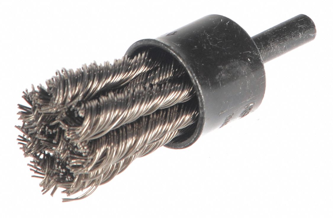 DEWALT Knot Wire End Brush, Stainless Steel 6TNE2DW49056 Grainger