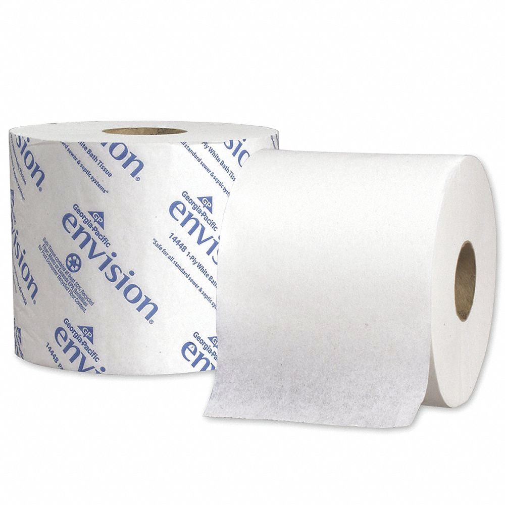 Toilet Paper Roll, Envision(R), Standard Core, 2 Ply, 1