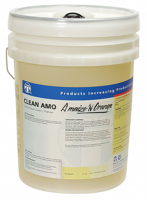 MASTER CHEMICAL Natural Solvent Cleaner/Degreaser, 5 gal. Pail 6VKN7