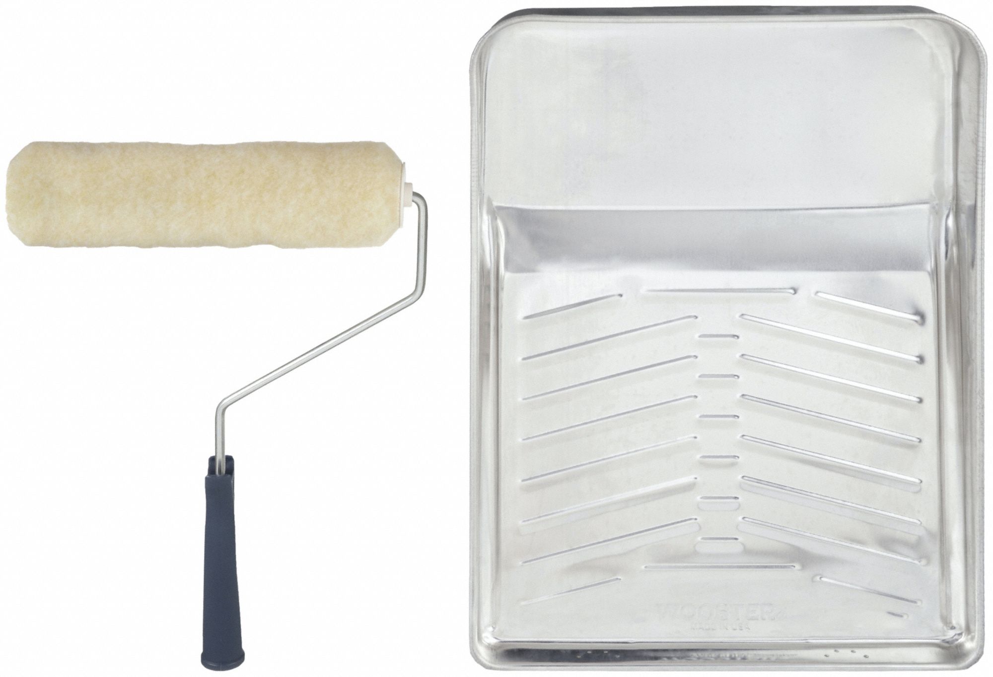 WOOSTER, 5 Wire Cage Roller Frame, 9 in Roller Lg, Paint Roller Kit