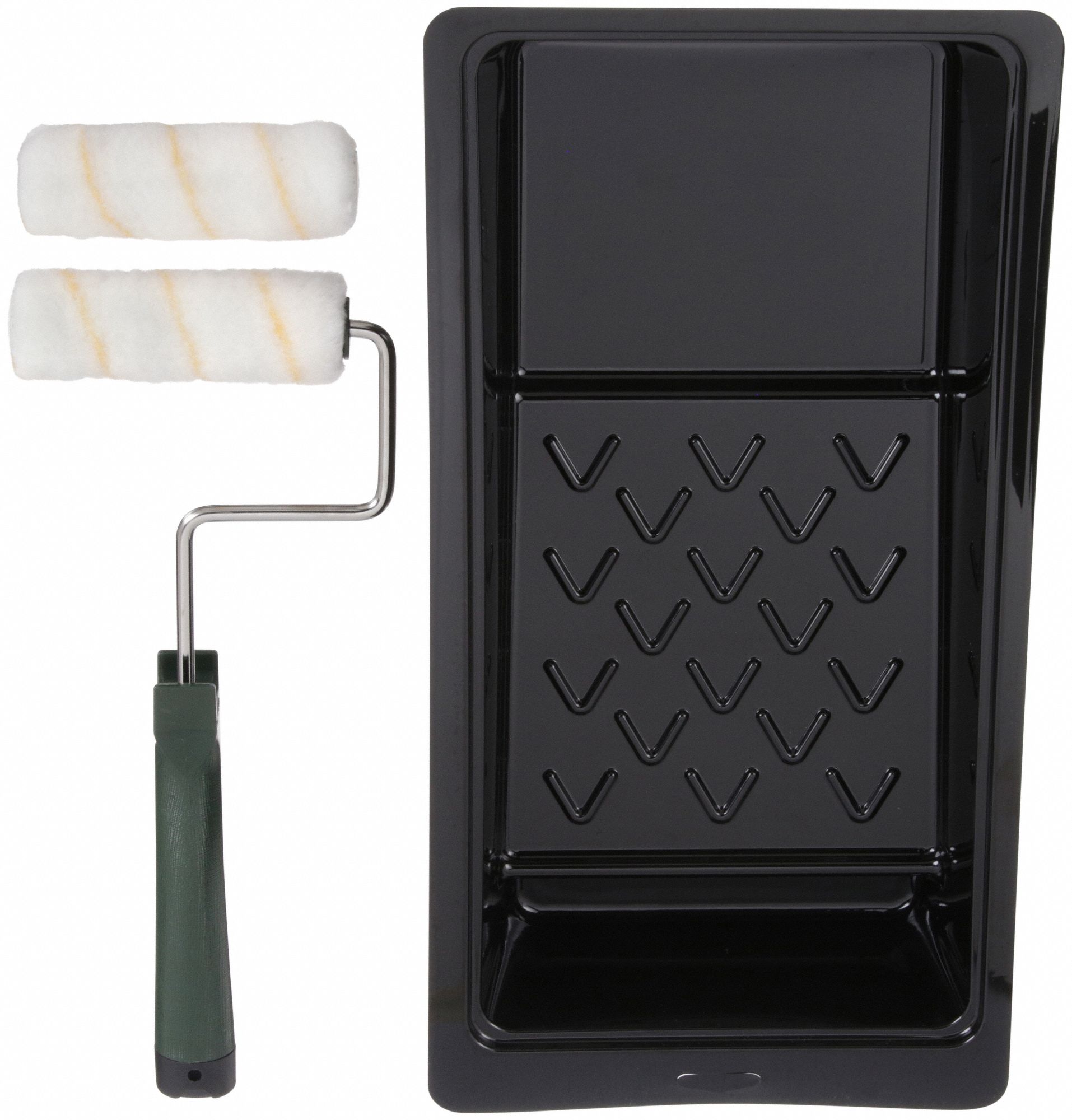 WOOSTER, Cage Roller Frame, 4 1/2 in Roller Lg, Paint Roller Kit