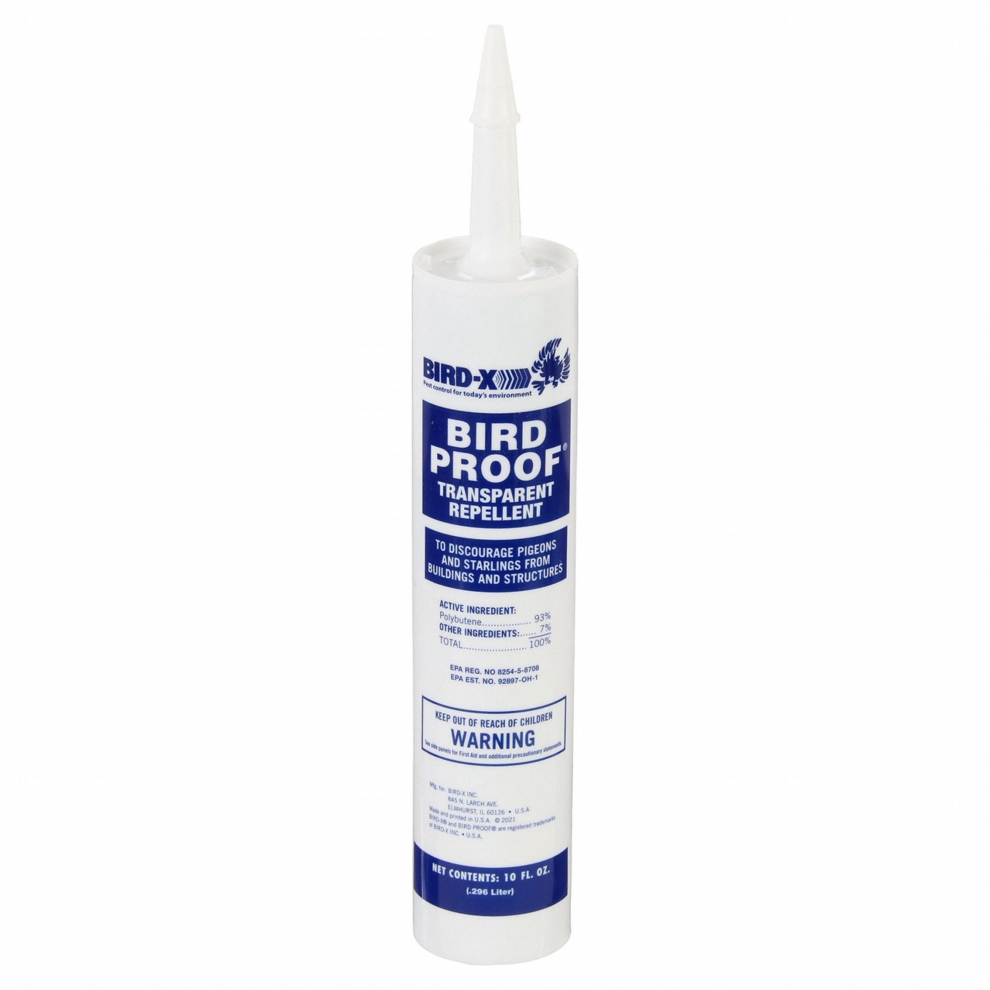 BIRDX, Gel, 120 sq ft Coverage Area, Bird Repellent 6WB53BPCART