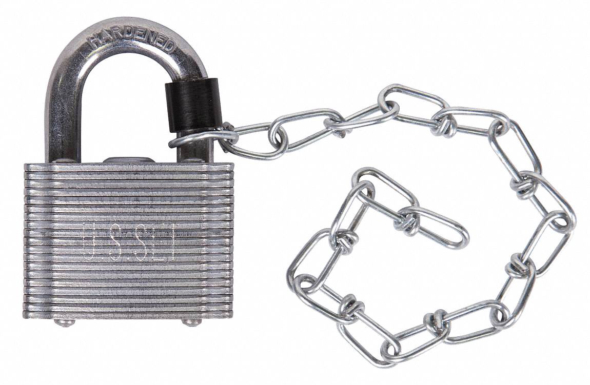 7/8 in Vertical Shackle Clearance, 13/16 in Horizontal Shackle