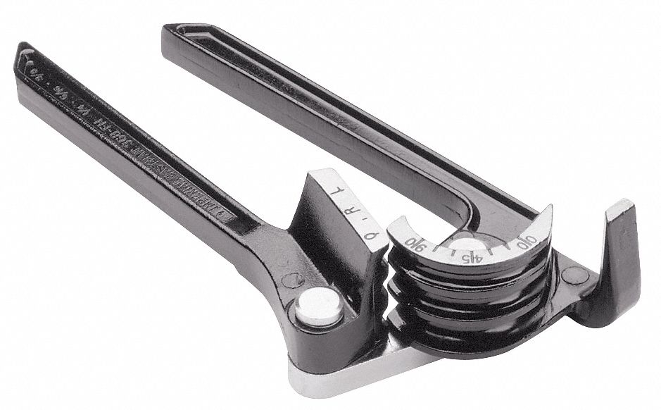 IMPERIAL Tube Bender, 3/16, 1/4, 5/16, 3/8 OD, 8 1/4 L 6X861368FH Grainger