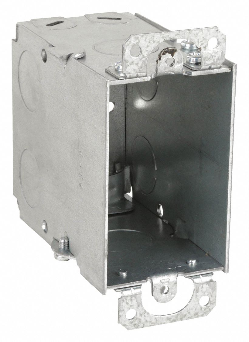 RACO Electrical Box, Galvanized Zinc, 31/2" Nominal Depth, 2" Nominal