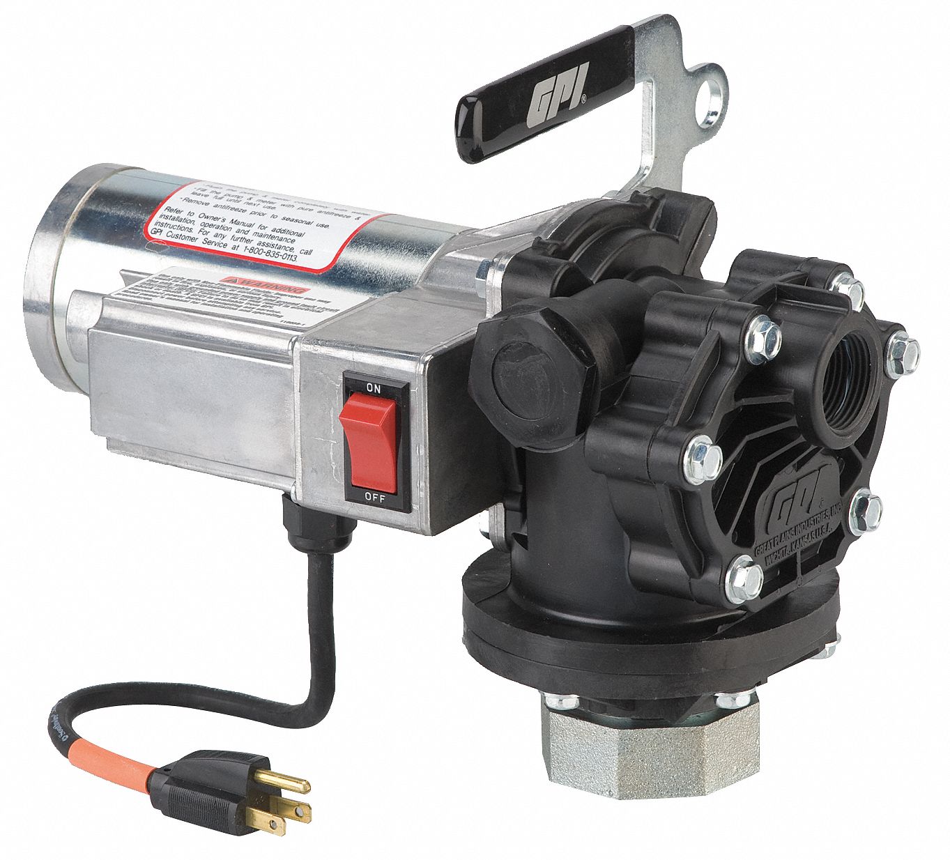 GREAT PLAINS INDUSTRIES Electric Operated Drum Pump, Basic Pump without