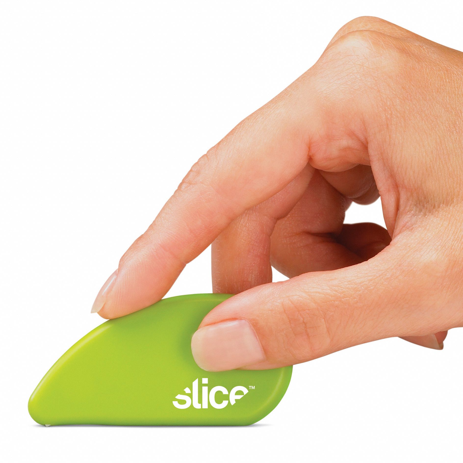 SLICE Safety Cutter, Green, Ceramic, 2 1/2 in Overall Length, Number of Blades Included 1