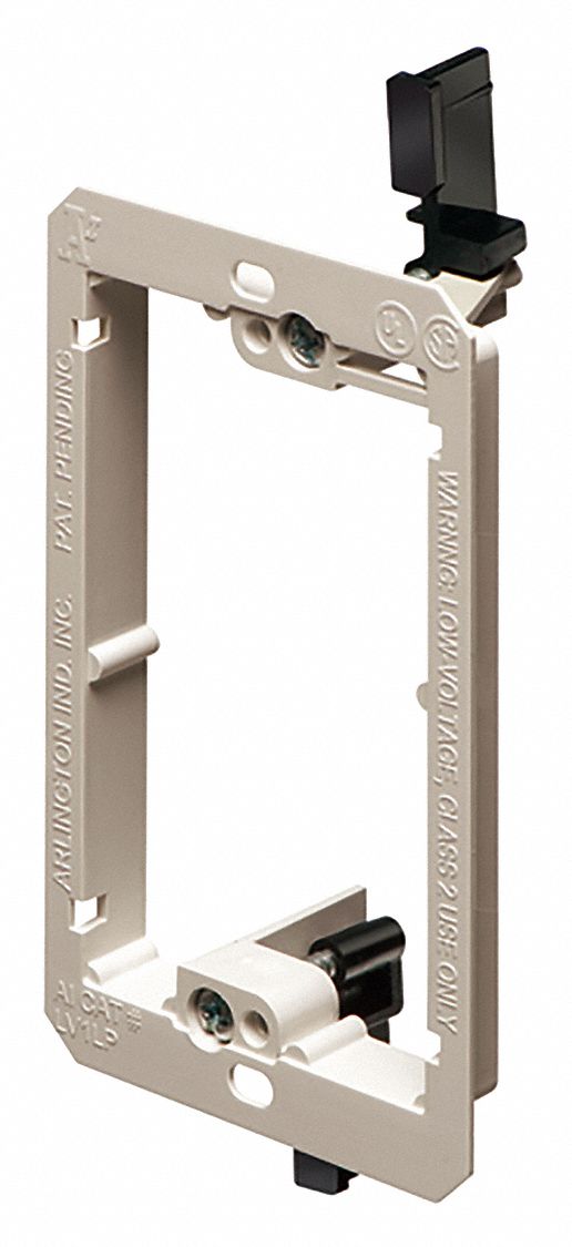 ARLINGTON PVC Mounting Bracket, For Use With Low Voltage Class 2