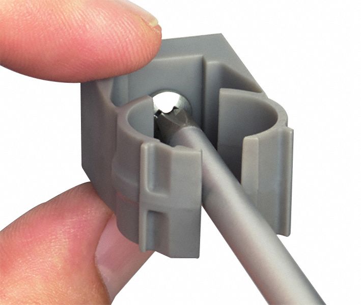 ARLINGTON Conduit Clamp, SnapOn Nonmetallic 3/4 in Trade Size