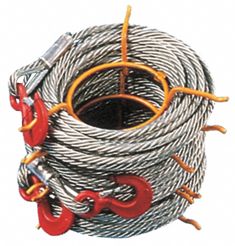 TRACTEL 200 ft Steel Winch Cable with 1,000 lb Working Load Limit