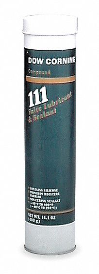DOW CORNING White Silicone Lubricant/Sealant, 14 oz., NLGI Grade 3