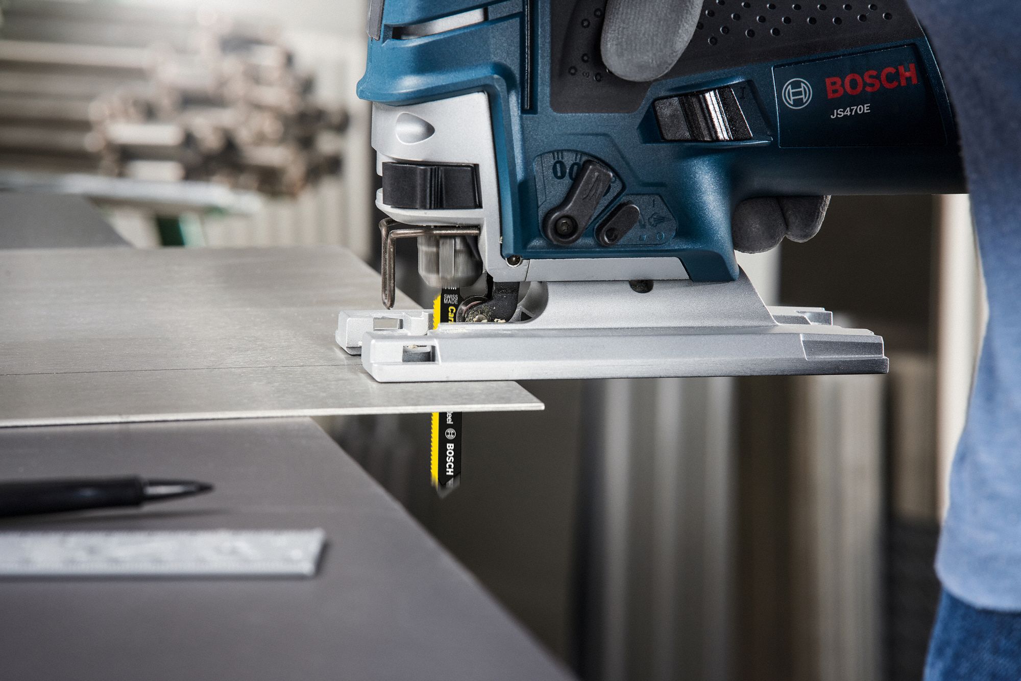 BOSCH Jig Saw Blade, T Shank Blade Shank Type, 24 Teeth