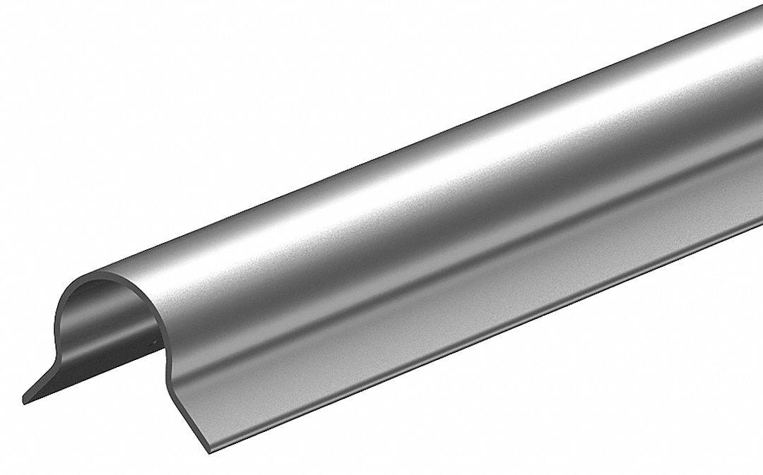 2 1/2 in Wd, 48 in Ht, Bull Nose Corner Guard 6YDD96YDD9 Grainger