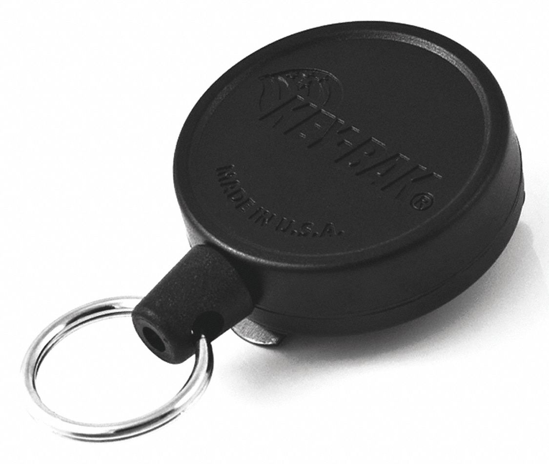 KEYBAK Key Reel, 36", Retractor, Swivel Belt Clip 6YLN96 Grainger