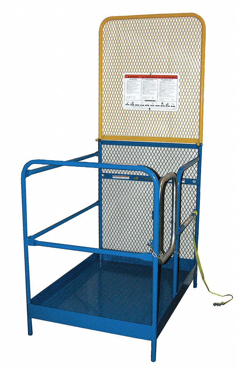 Fork Truck Work Platform,36W x 48D x 84H Grainger