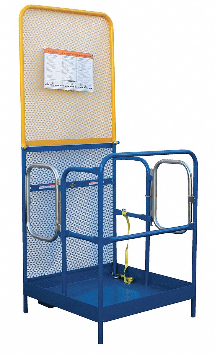 Fork Truck Work Platform,36W x 48D x 84H Grainger