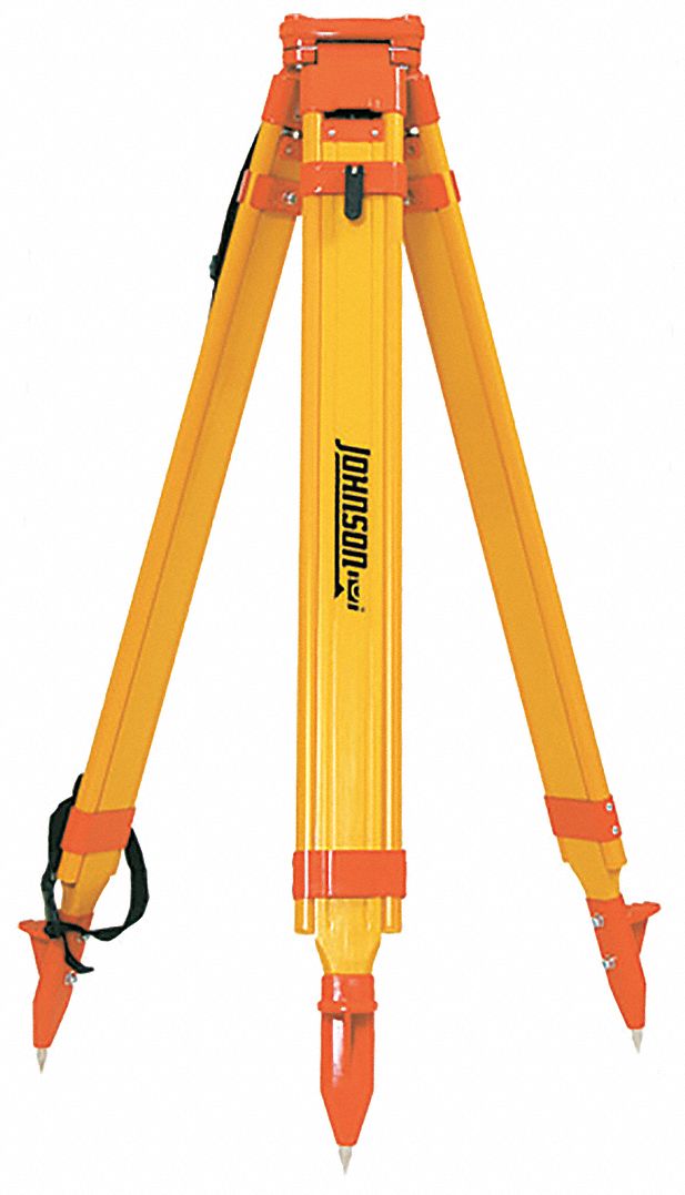 JOHNSON Tripod, 5/811, 48 to 66 In L, Fiberglass 6ZTL8406332