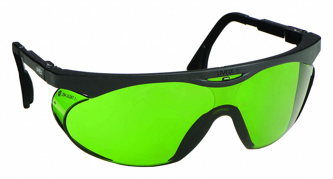 HONEYWELL UVEX, Wraparound Frame, Frameless, Safety Glasses 6ZUN8