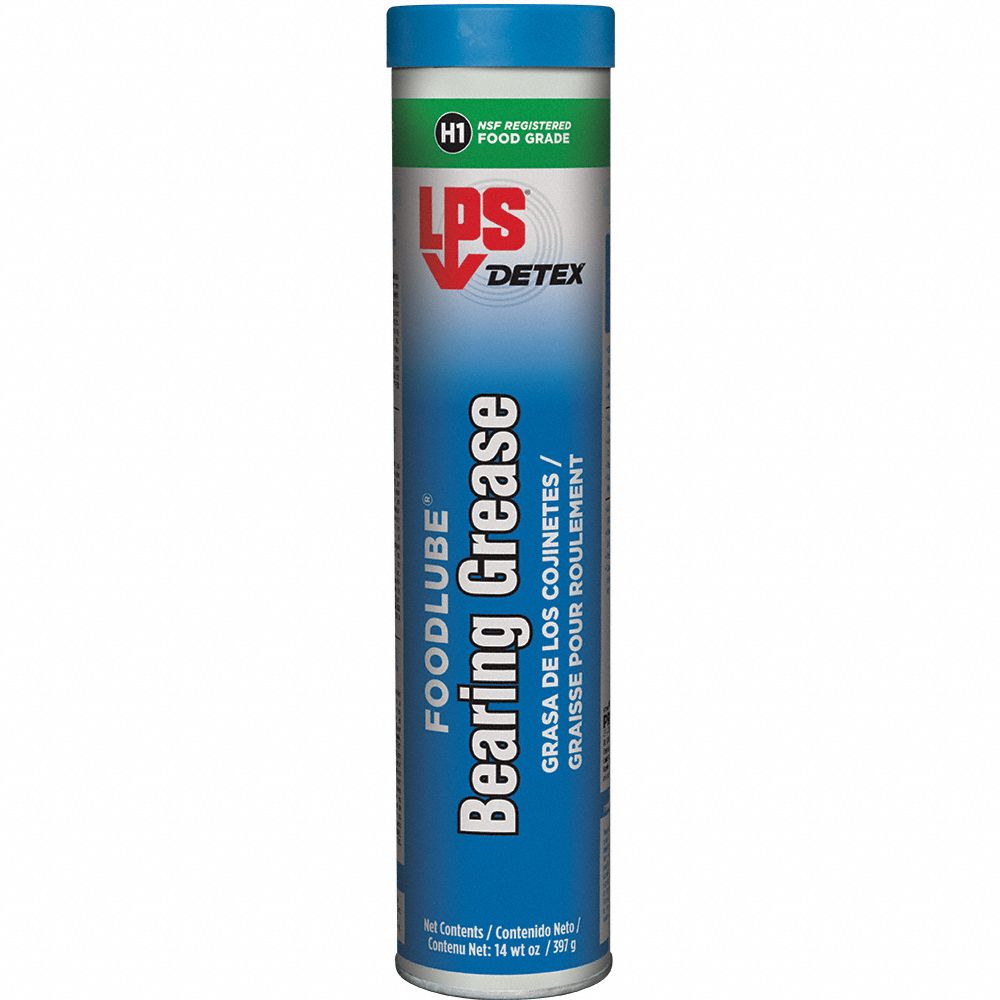 LPS, Food Lube, 14 oz, Food Lube Bearing Grease 38F84370114 Grainger