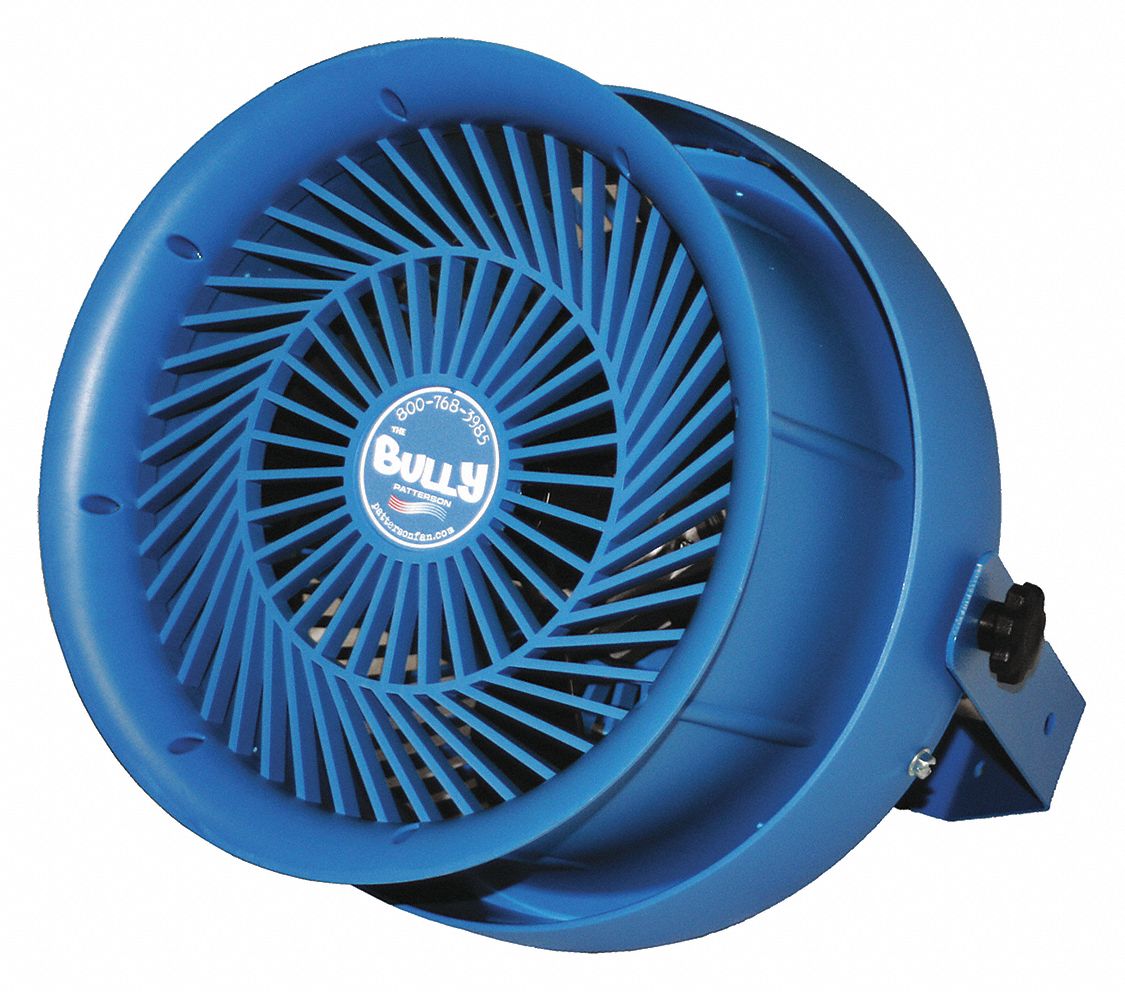 PATTERSON, HighVelocity Industrial Fan, 10 in Blade Dia, HighVelocity