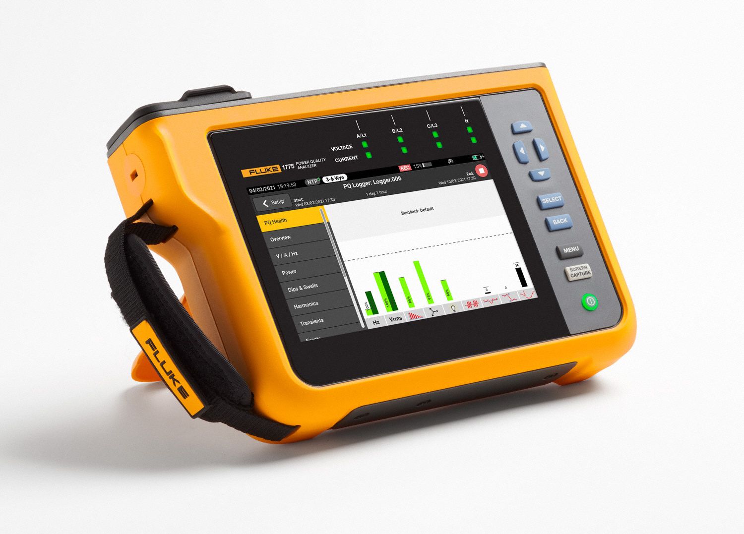 FLUKE, 3 Phase, 6 A to 6,000 A with i17XXFLEX6000 36, Power Quality