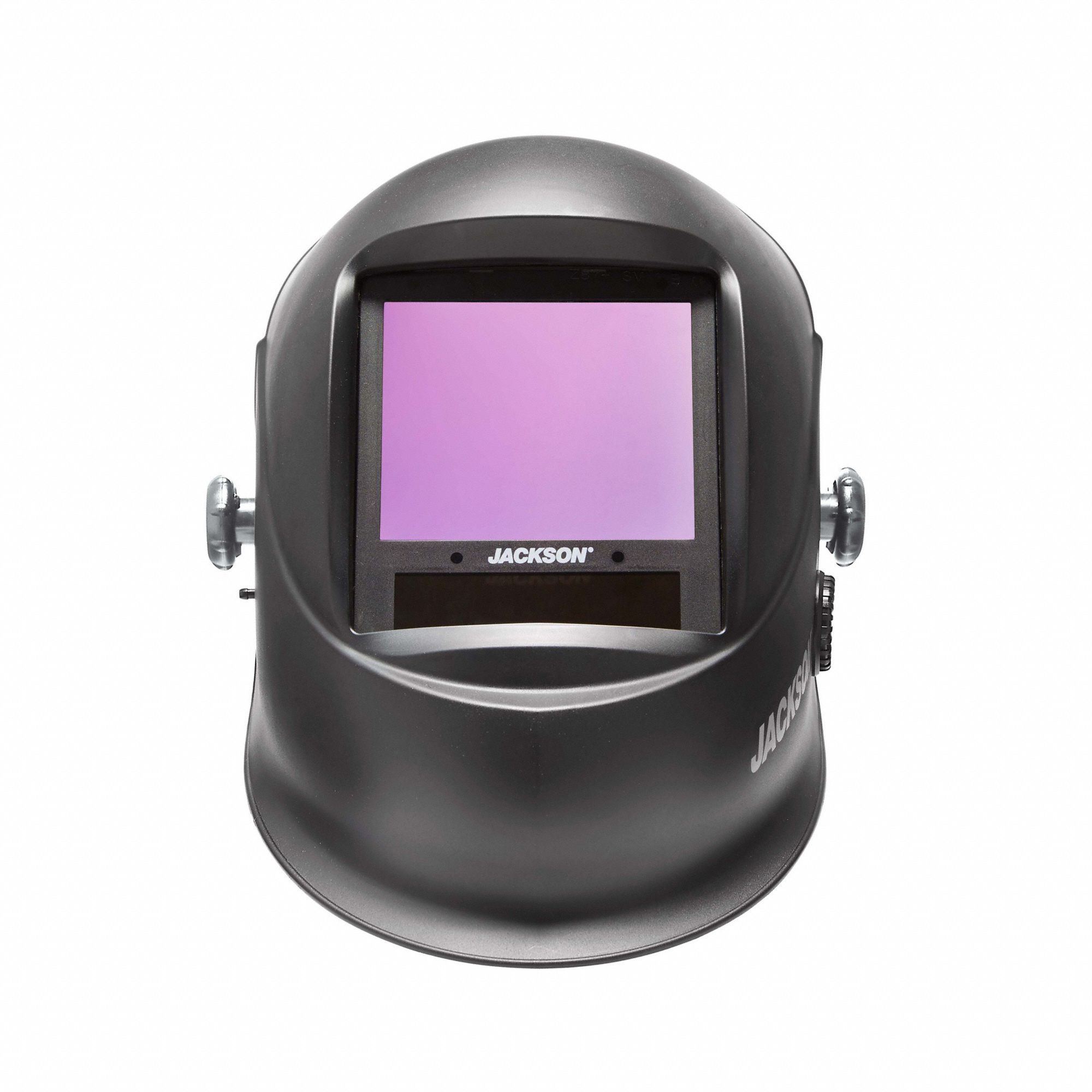 JACKSON SAFETY Welding Helmet AutoDarkening, 4 Arc Sensors, Black, W5