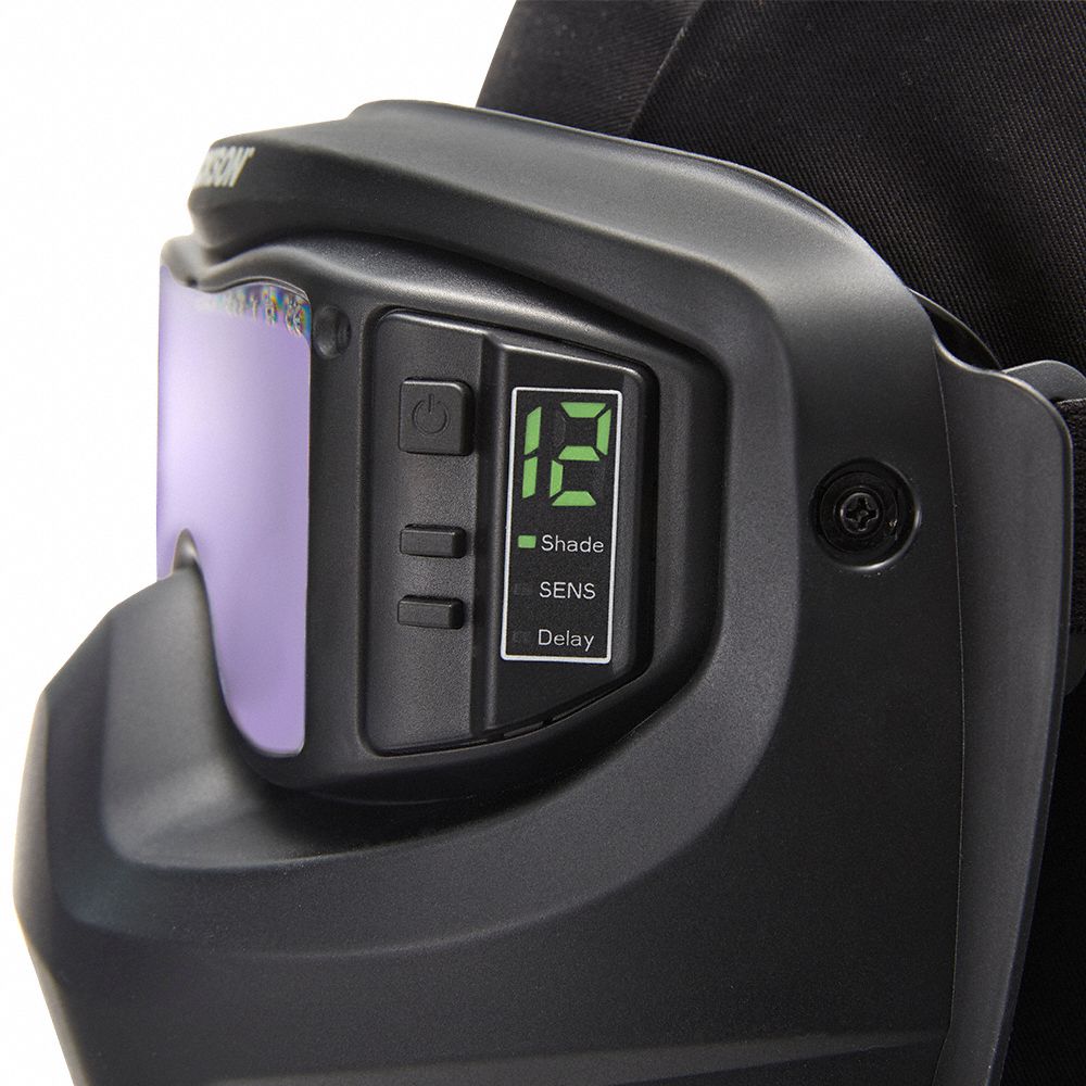 JACKSON SAFETY Welding Mask AutoDarkening, Black, W9 W13, 1.38 in x