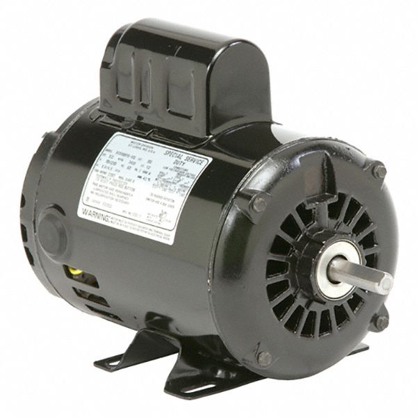 U.S. MOTORS, CapacitorStart/Run, 5 HP, Air Compressor Motor 783RP4
