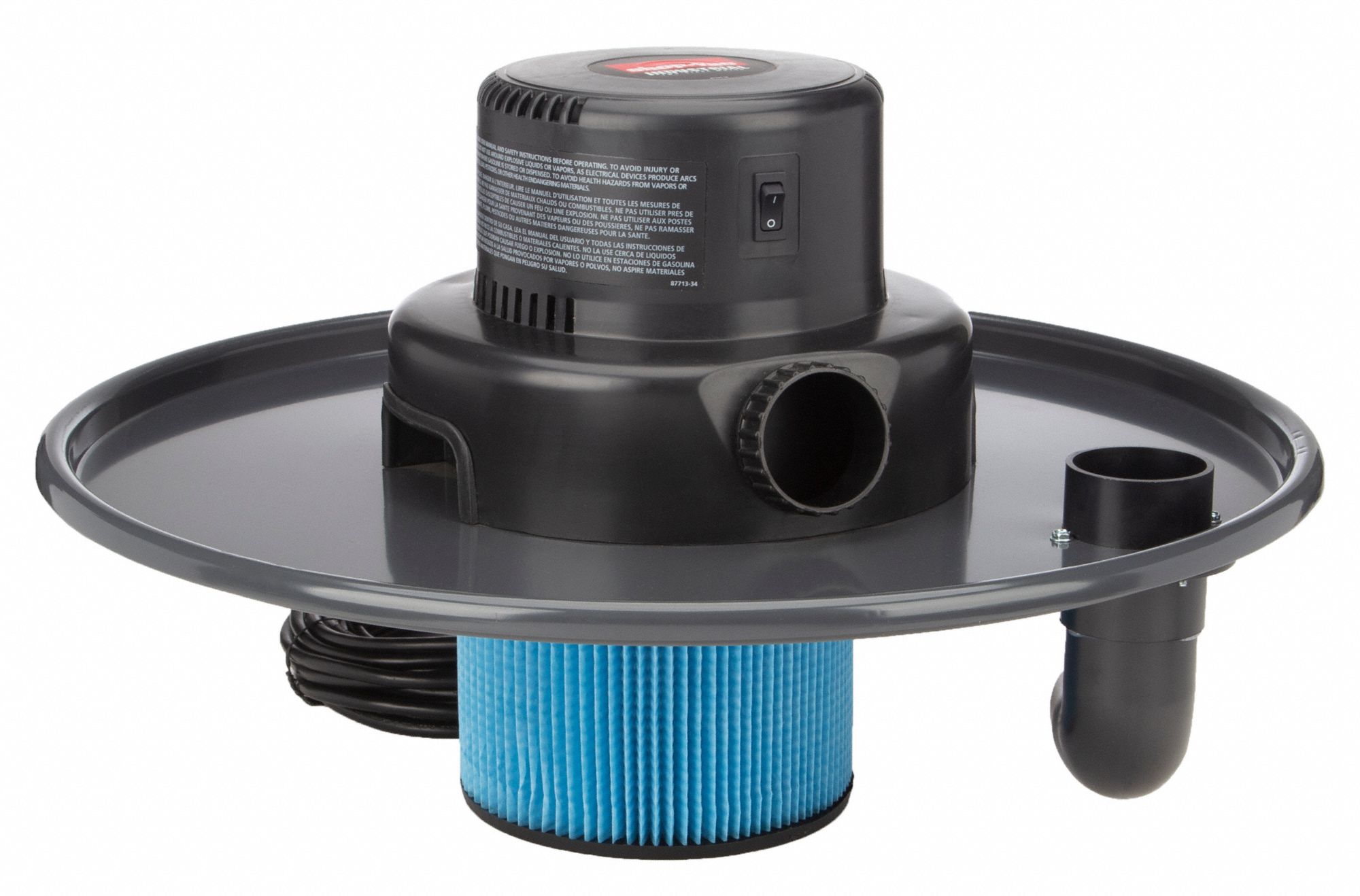 SHOPVAC, Std, Wet/Dry, DrumTop Vacuum Head 784HW39700606 Grainger