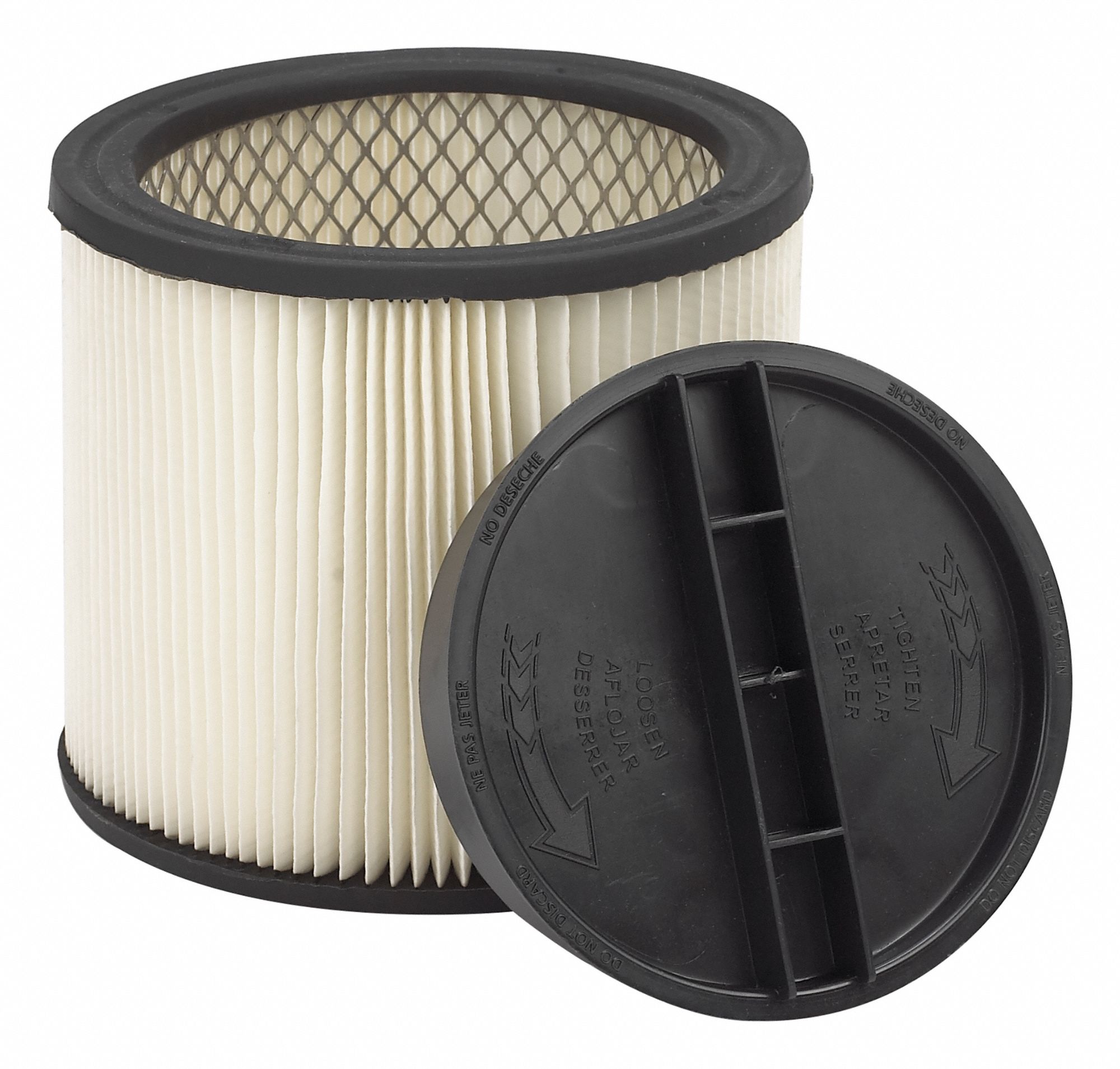 SHOPVAC, Fits ShopVac Vacuum Brand, Std, Vacuum Filter 784HW8