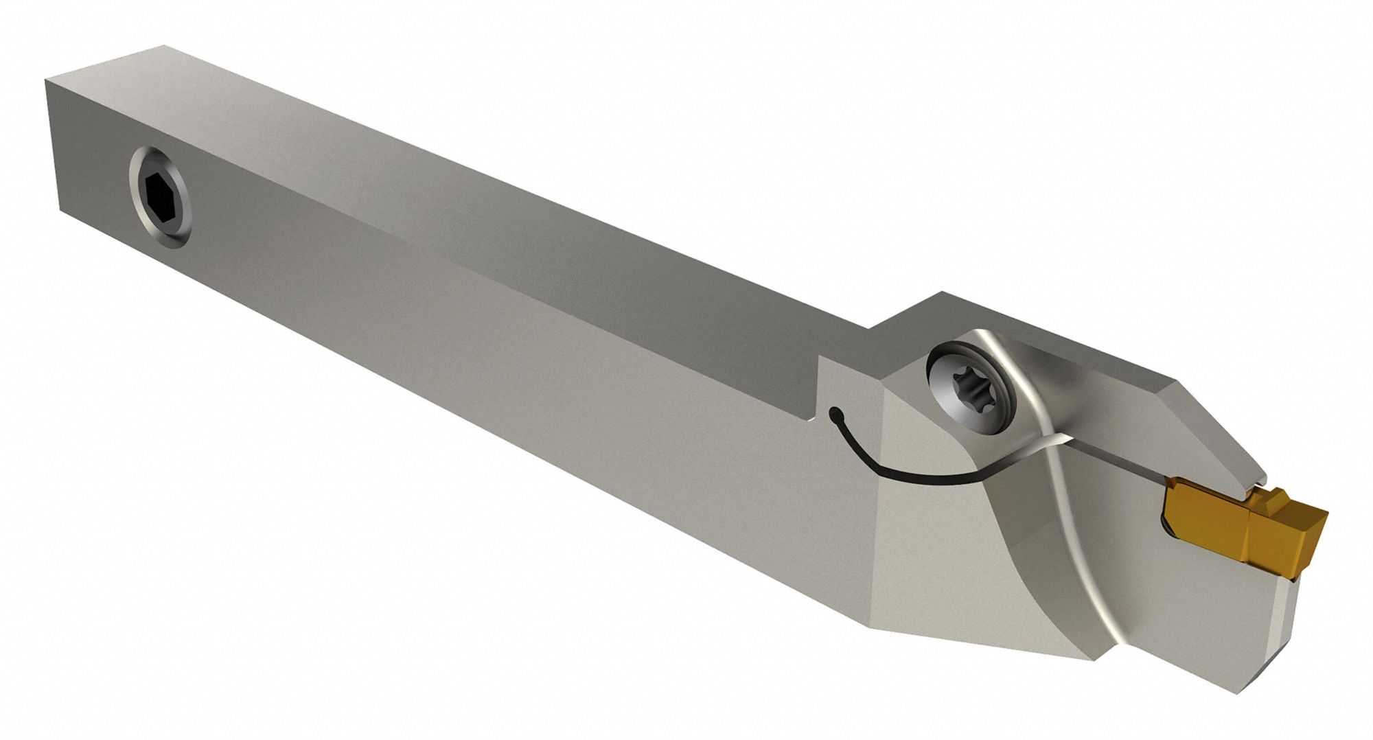 WIDIA, Right Hand, 12.00mm Shank Wd, Indexable Thread Turning Tool