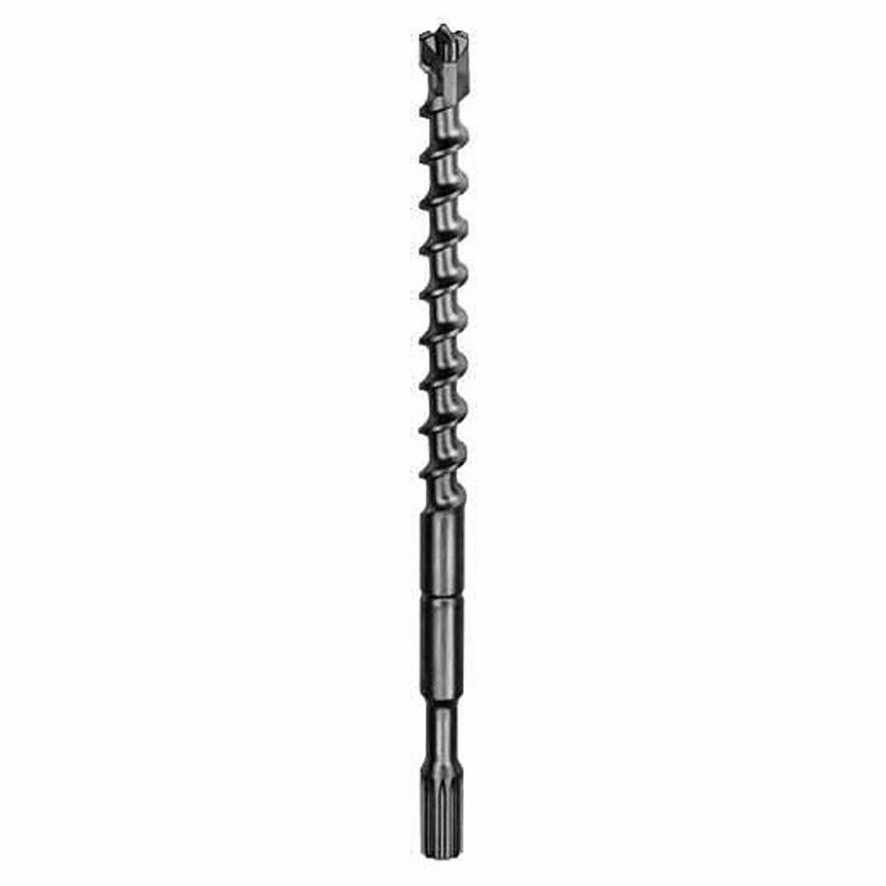 MILWAUKEE, 3/4 in Drill Bit Size, 17 in Max Drilling Dp, Spline Drill
