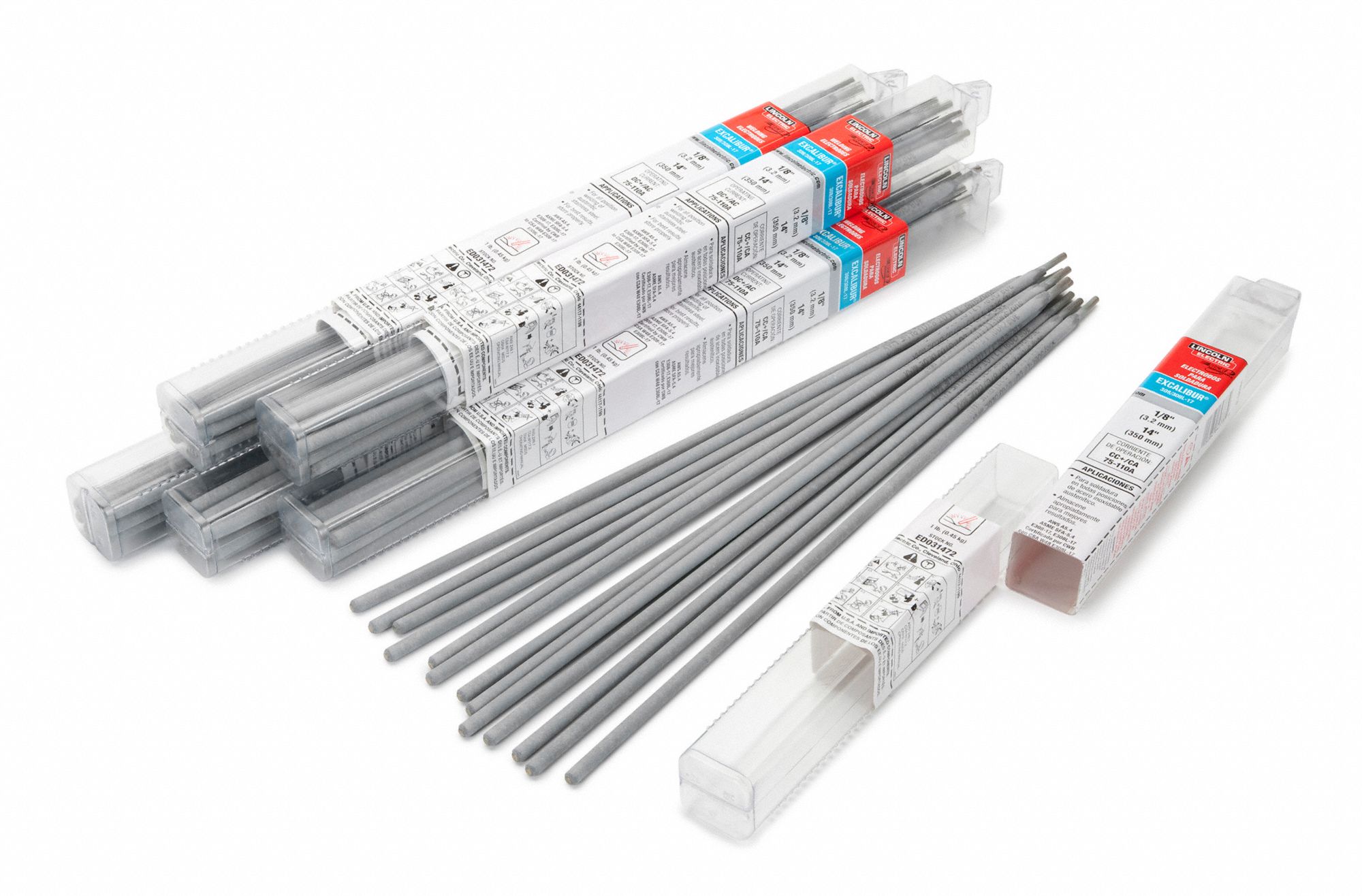 LINCOLN ELECTRIC, Carbon Steel, E7018 H4R, Stick Electrodes 786WF1