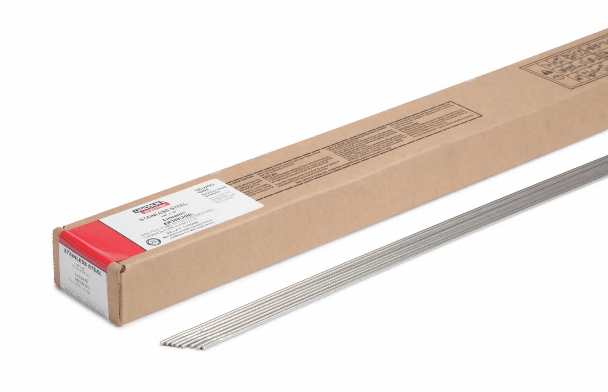 LINCOLN ELECTRIC, Stainless Steel, ER308/308L, TIG Welding Rods