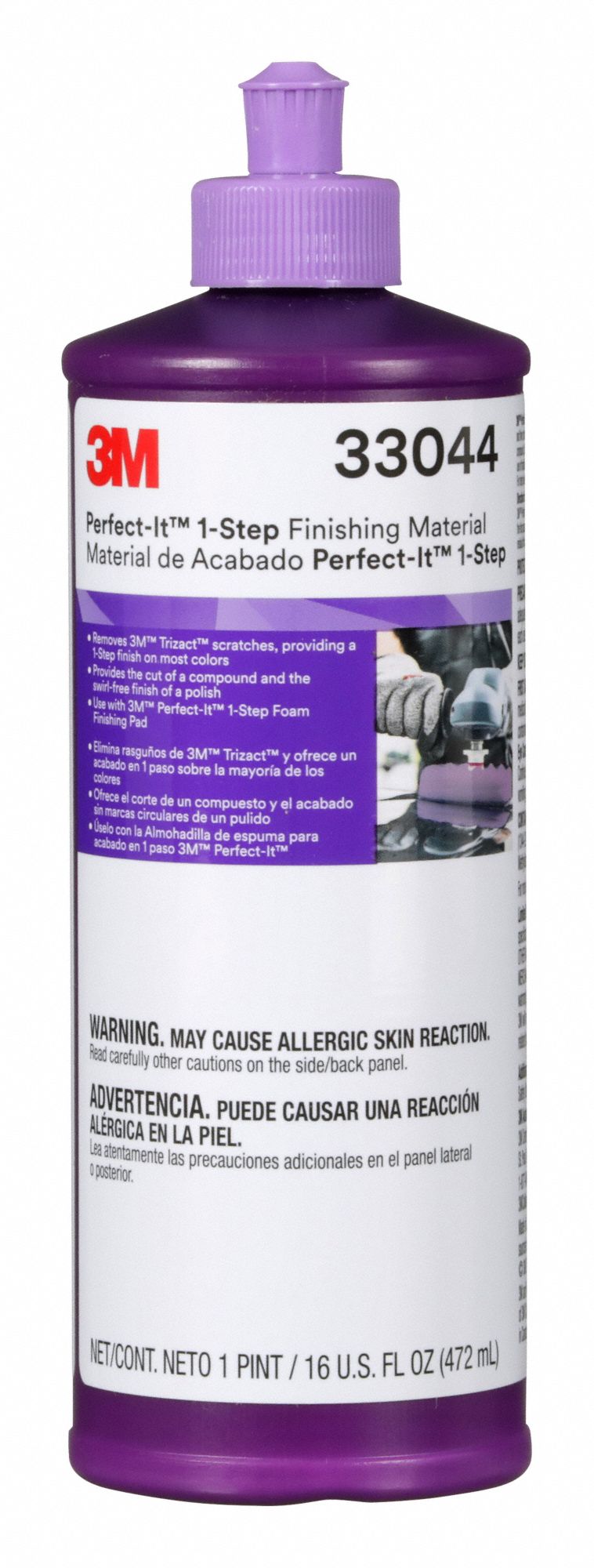 3M, Plastic Bottle, Scratch Remover 786Y3633044 Grainger