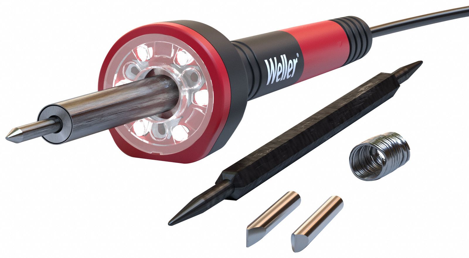 WELLER, 30 W, 750°F, Corded Soldering Iron Kits 787C33WLIRK3012A