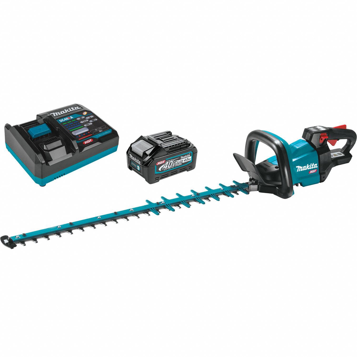 MAKITA, XGT® Platform, 3/8 in Cutting Wd, Battery-Powered Hedge Trimmer