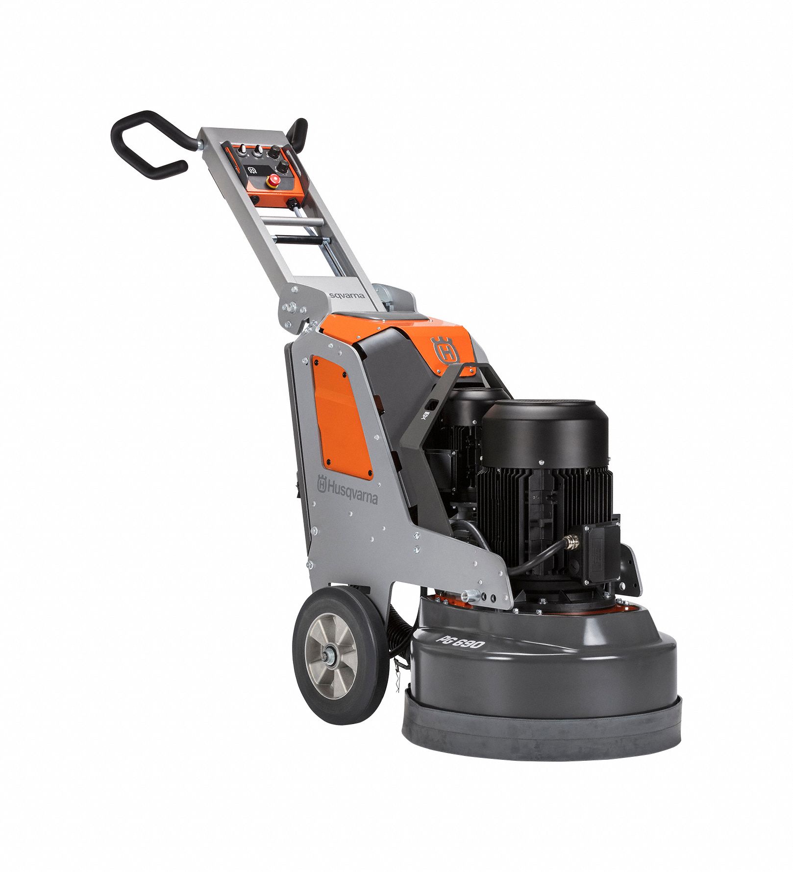 HUSQVARNA Concrete Floor Grinder Remote Control, 3 Discs, 10 1/2 in Disc Dia